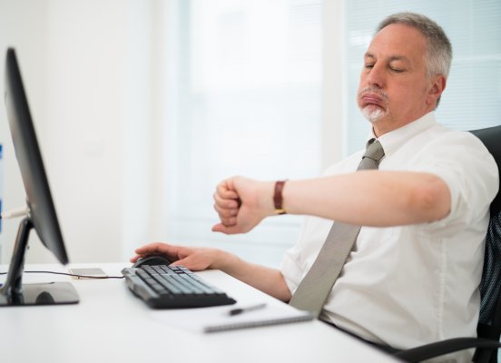 Guy tired of a slow computer